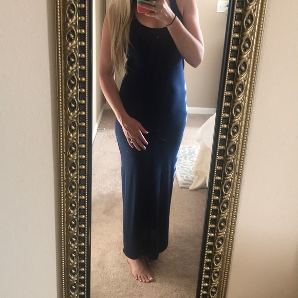 Navy maxi dress - Picture 3 of 8
